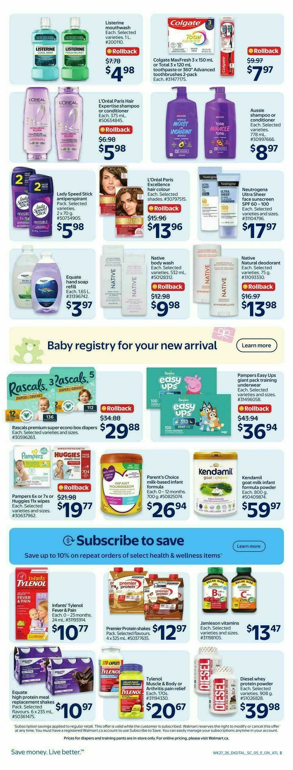 Walmart Flyer from July 30