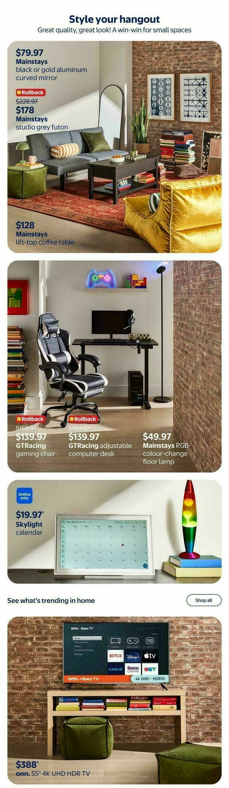 Walmart Back to School in Style Flyer from July 30