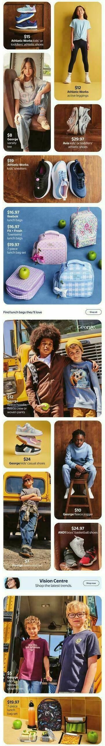 Walmart Back to School in Style Flyer from July 30