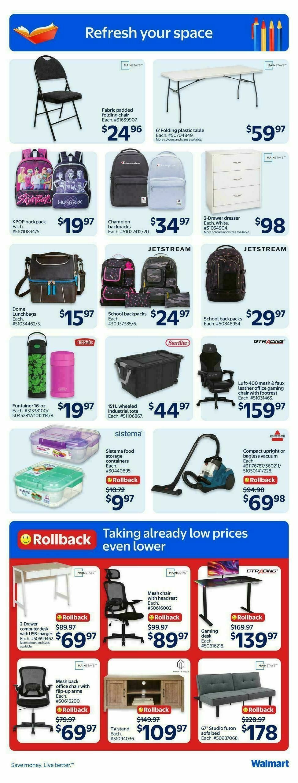 Walmart Flyer from August 6
