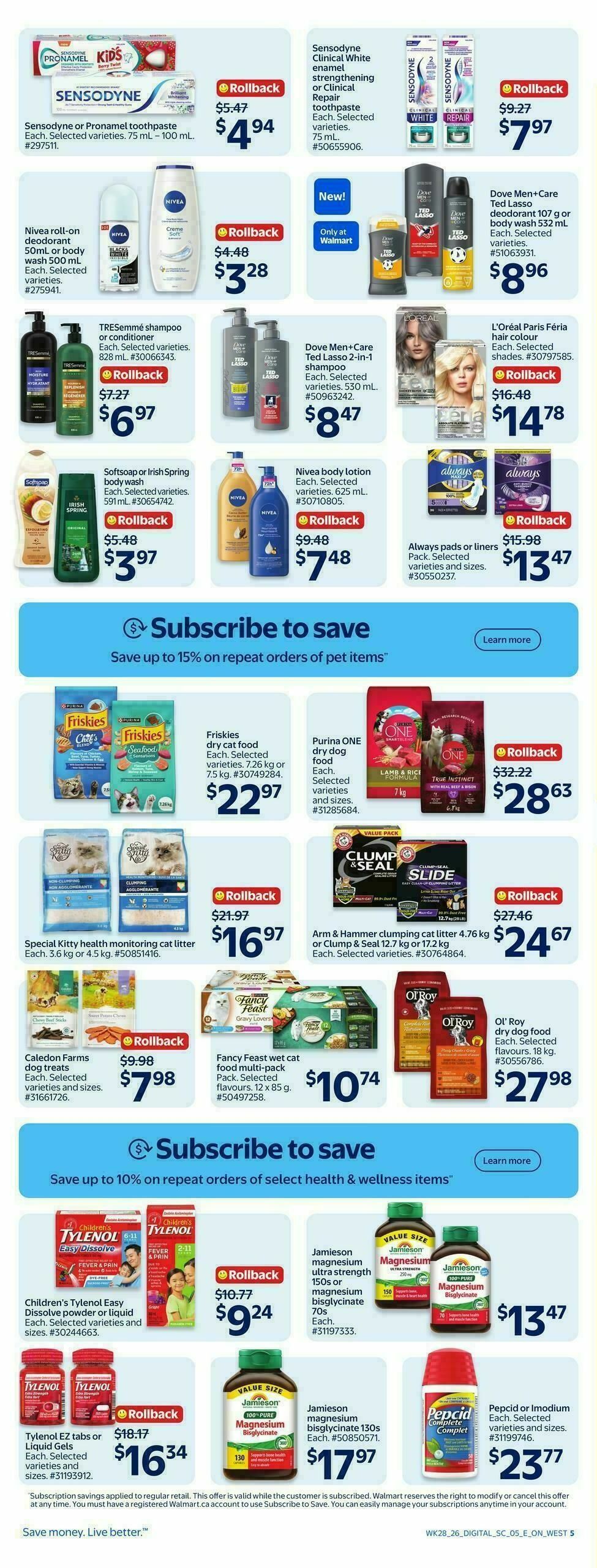 Walmart Flyer from August 6
