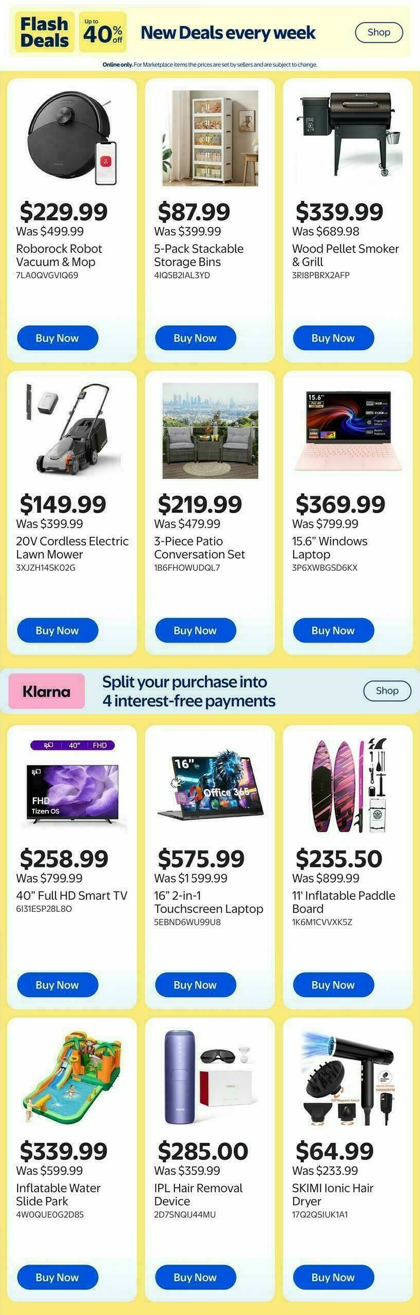 Walmart Flyer from August 6