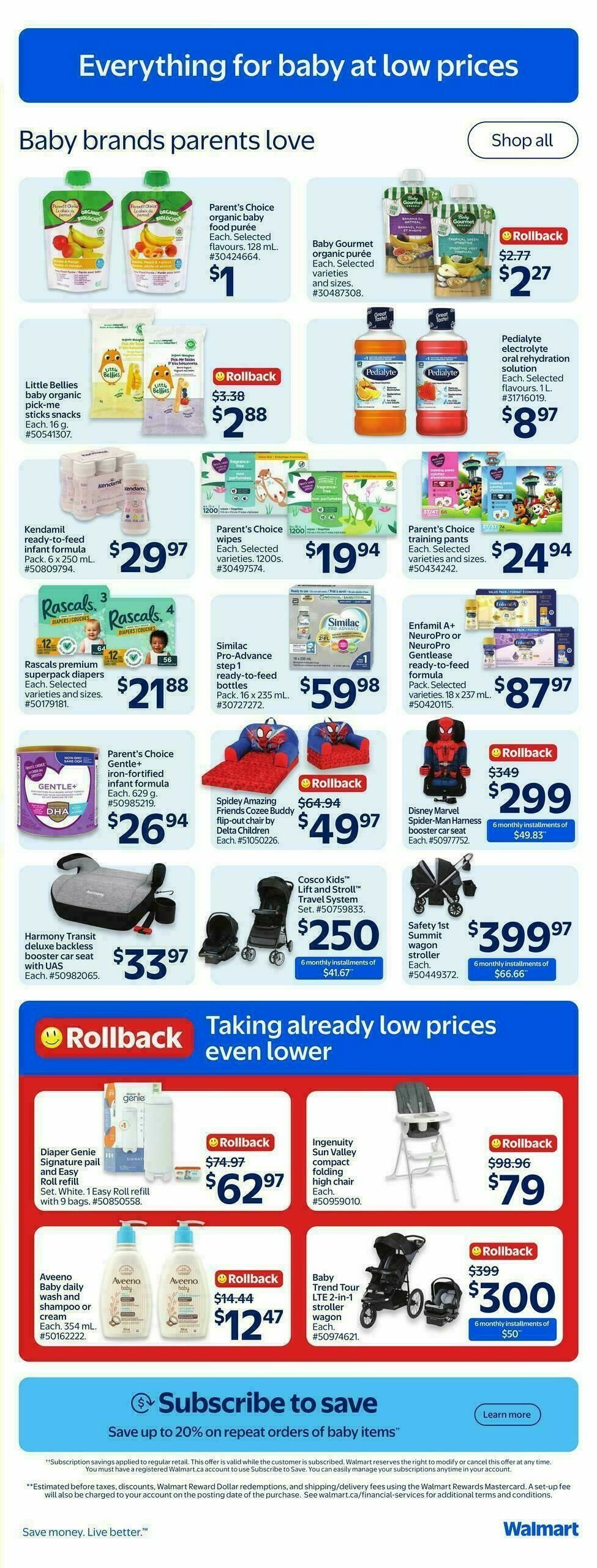Walmart Flyer from August 6