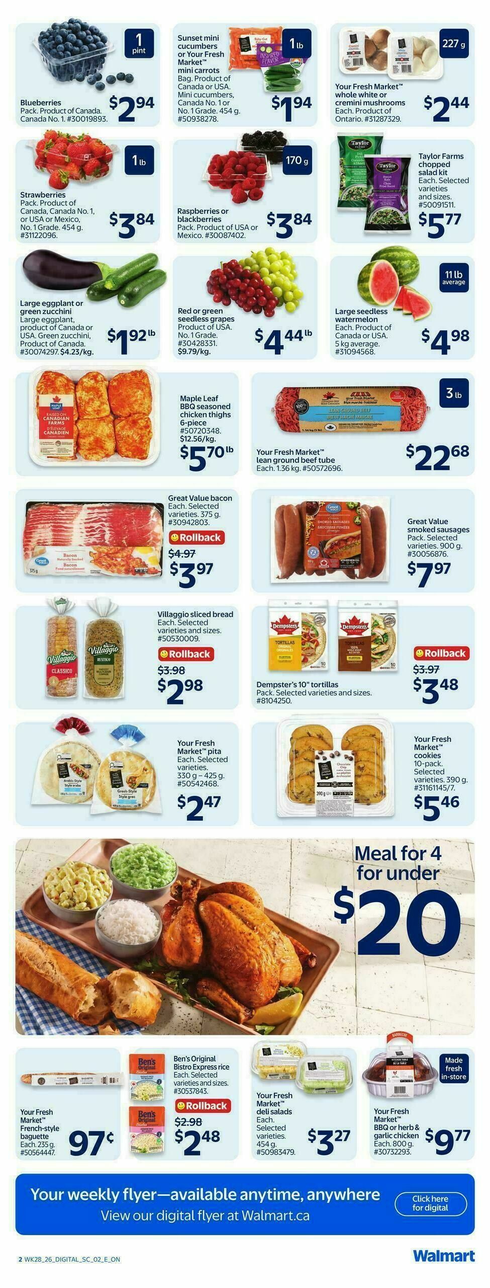Walmart Flyer from August 6