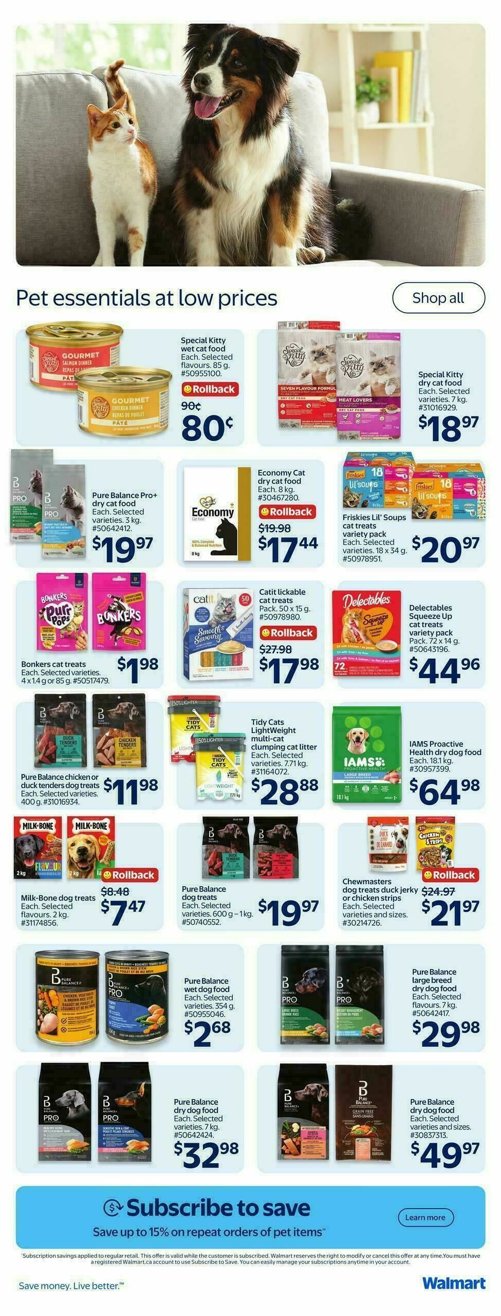 Walmart Flyer from August 6
