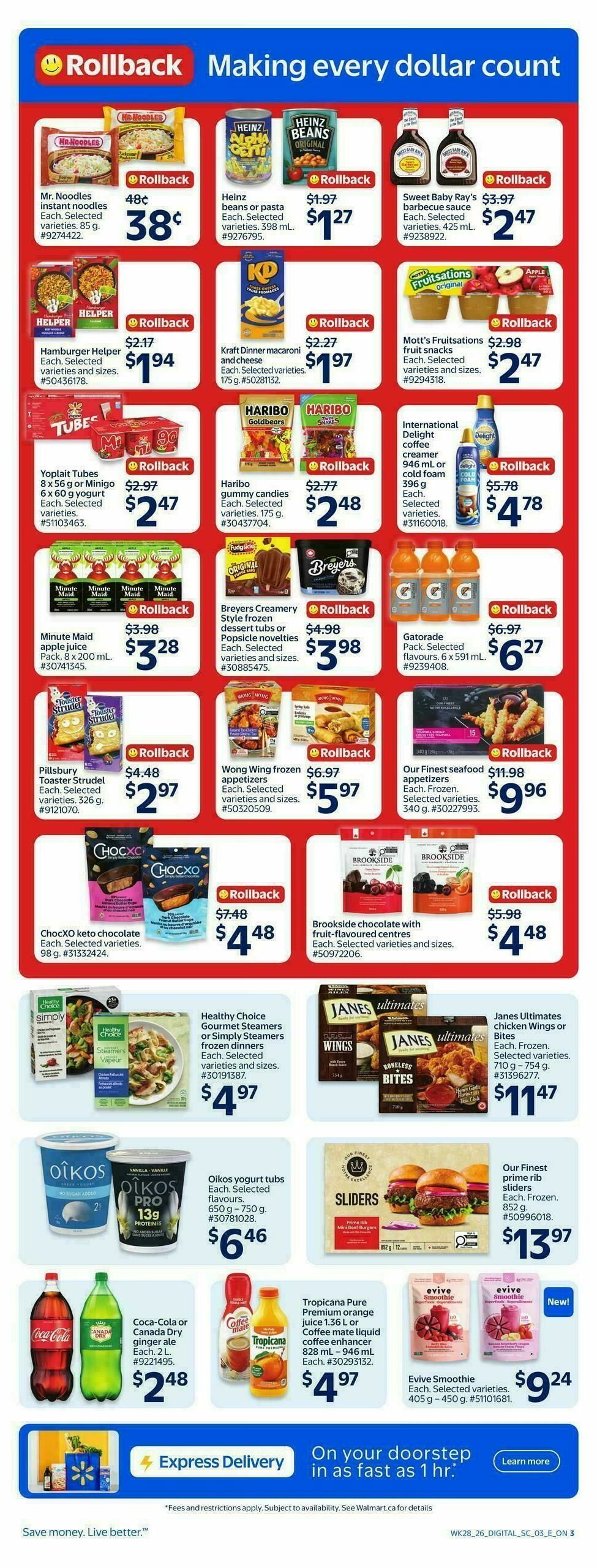 Walmart Flyer from August 6