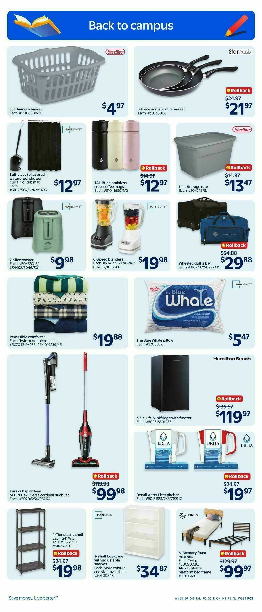 Walmart Flyer from August 6