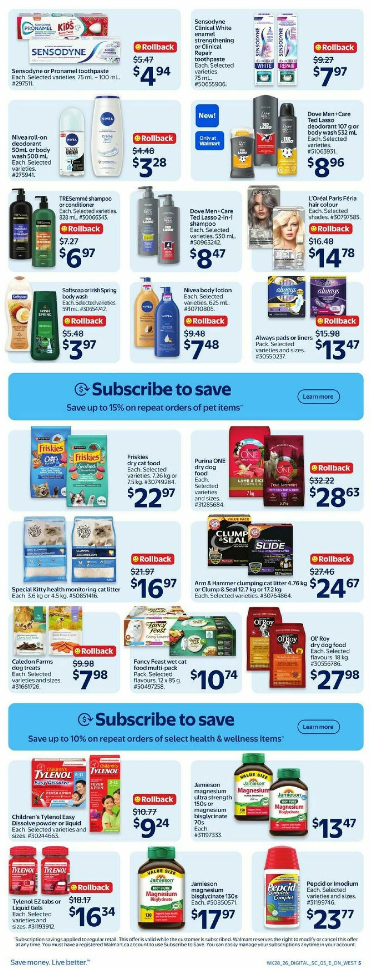 Walmart The Pet Event Flyer from August 6