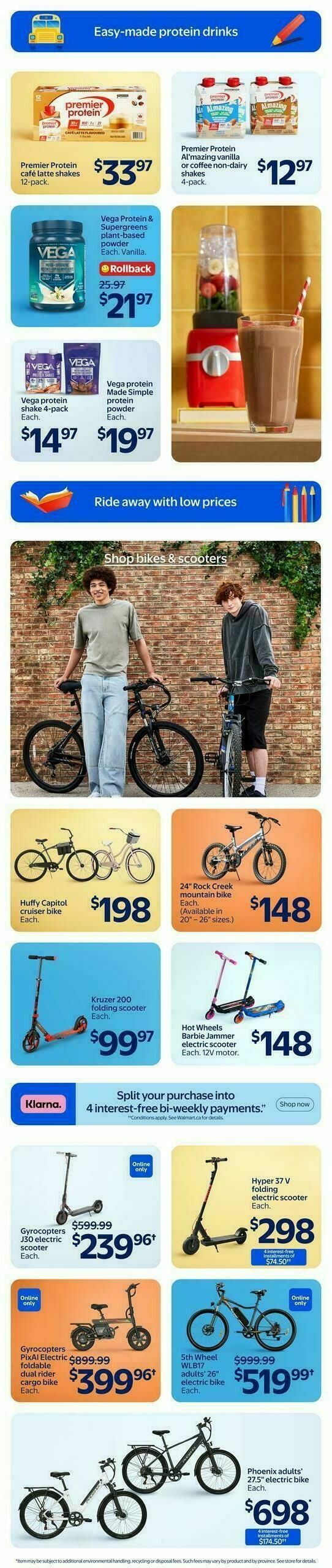 Walmart Back to School Flyer from August 6