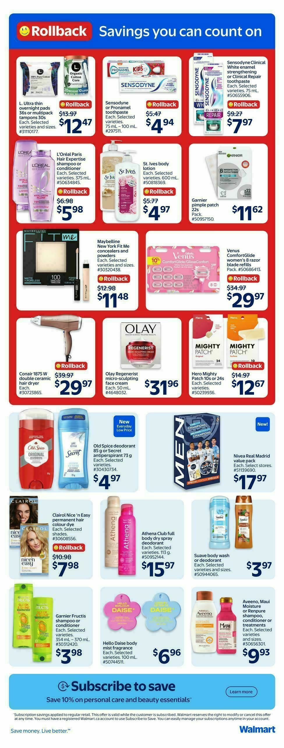 Walmart Flyer from August 13