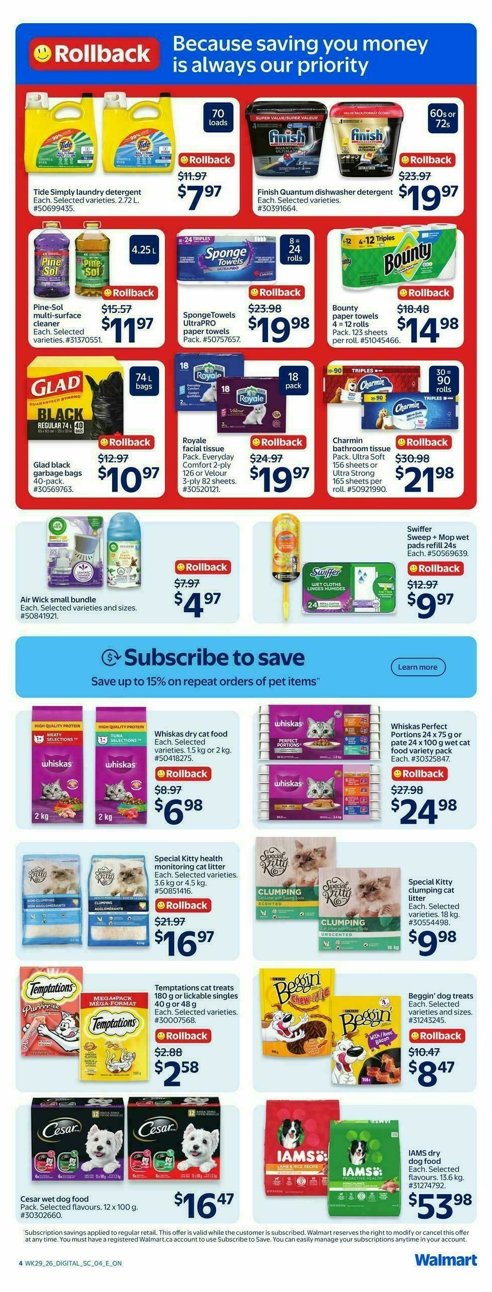 Walmart Flyer from August 13