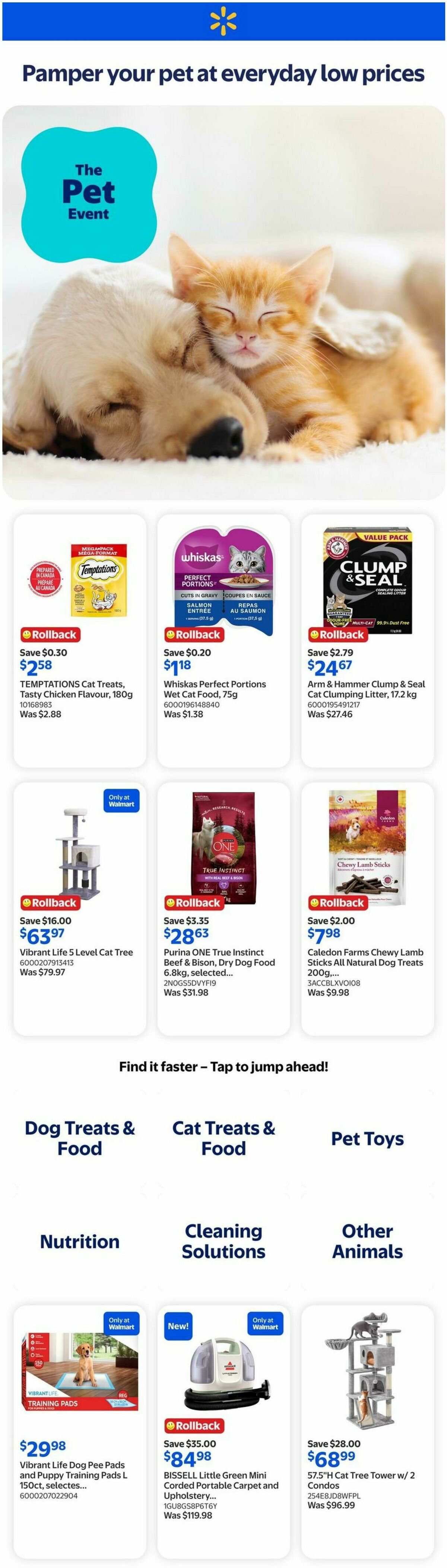 Walmart The Pet Event Flyer from August 13