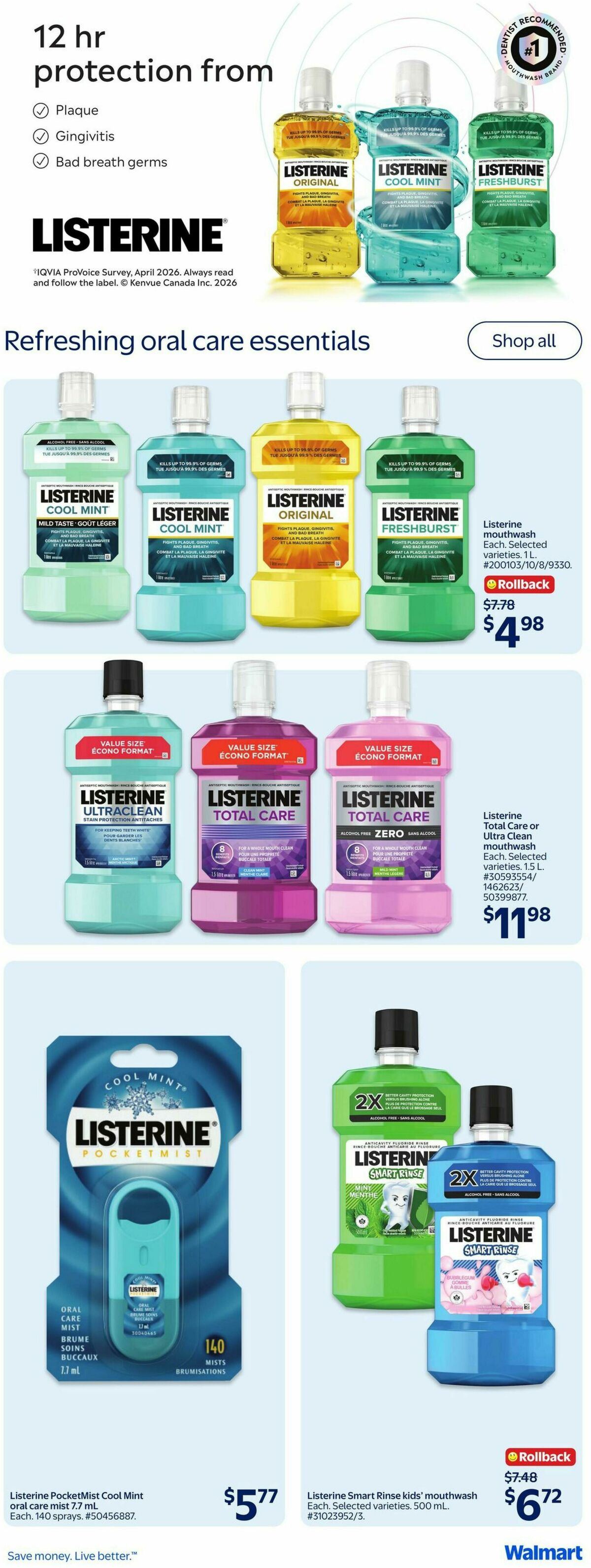 Walmart Flyer from August 20