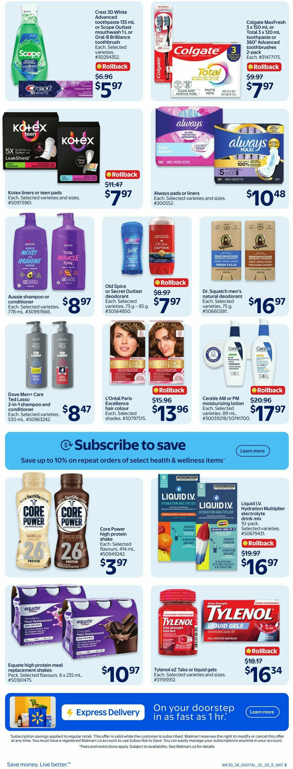 Walmart Flyer from August 20