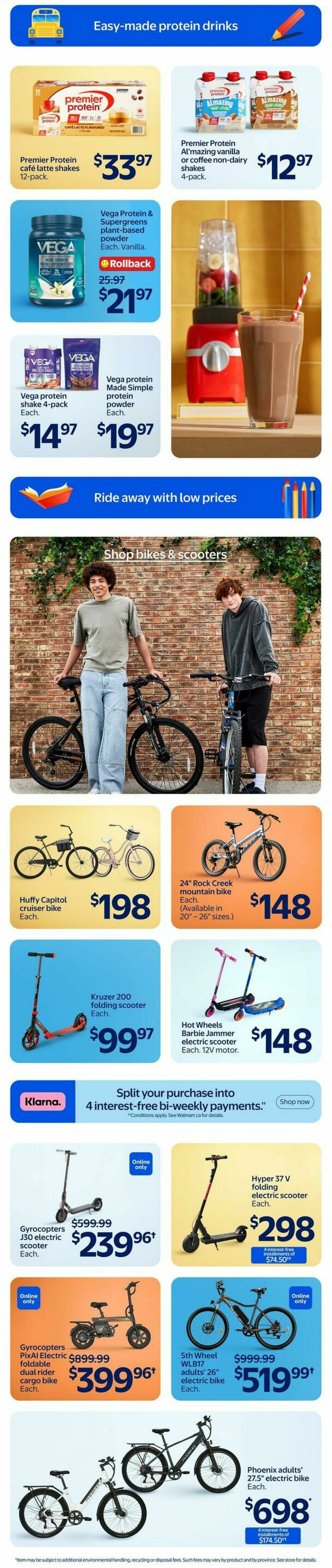 Walmart Back to School Flyer from August 20