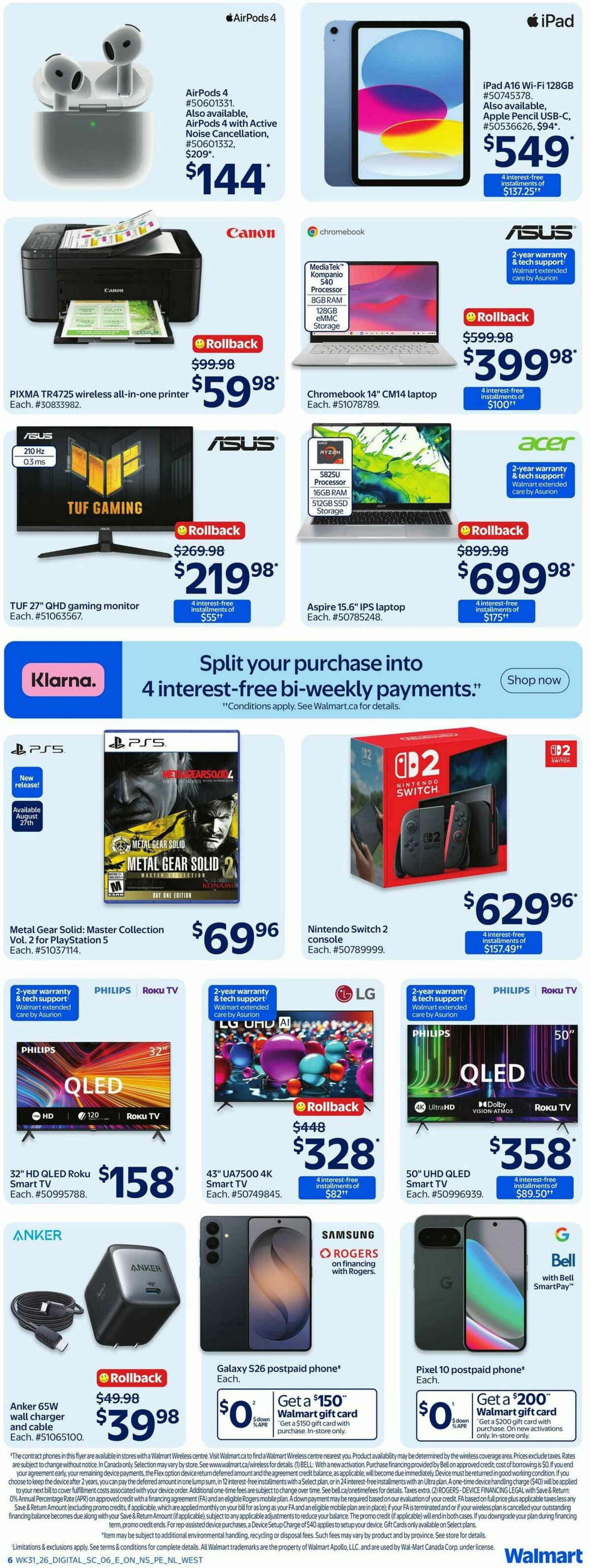 Walmart Flyer from August 27