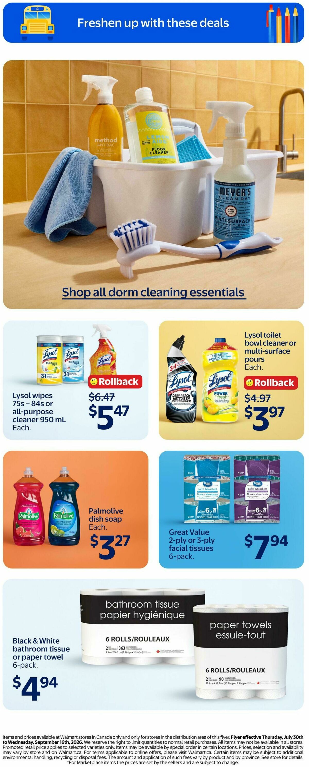 Walmart Flyer from August 27