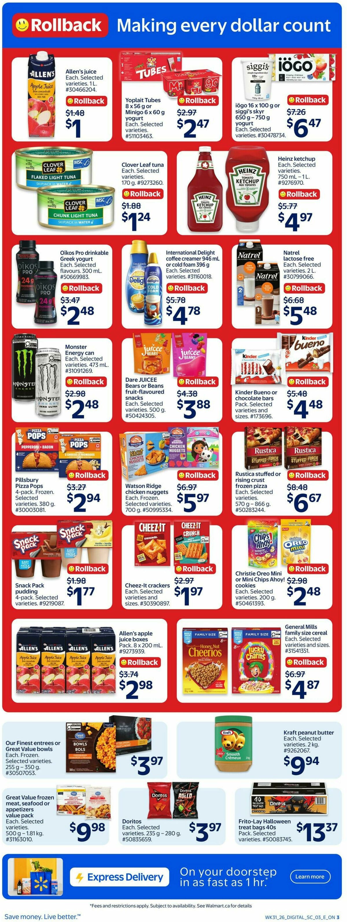 Walmart Flyer from August 27
