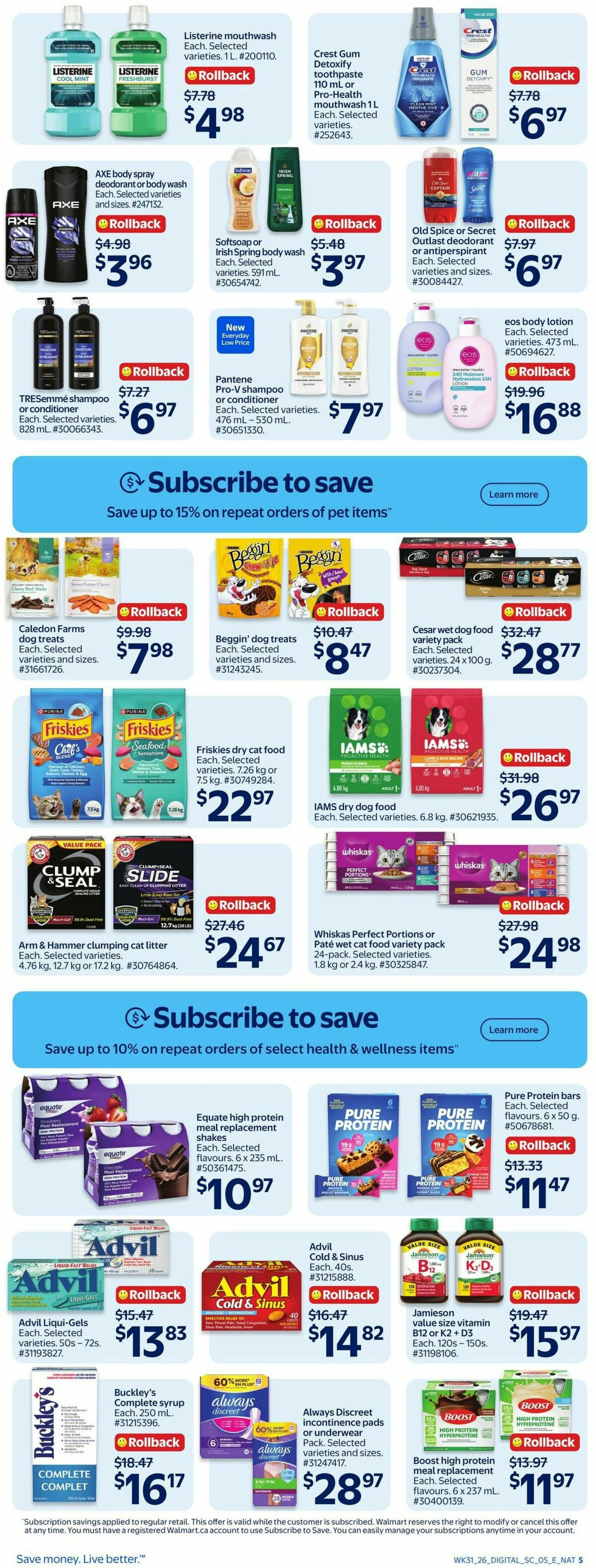 Walmart Flyer from August 27