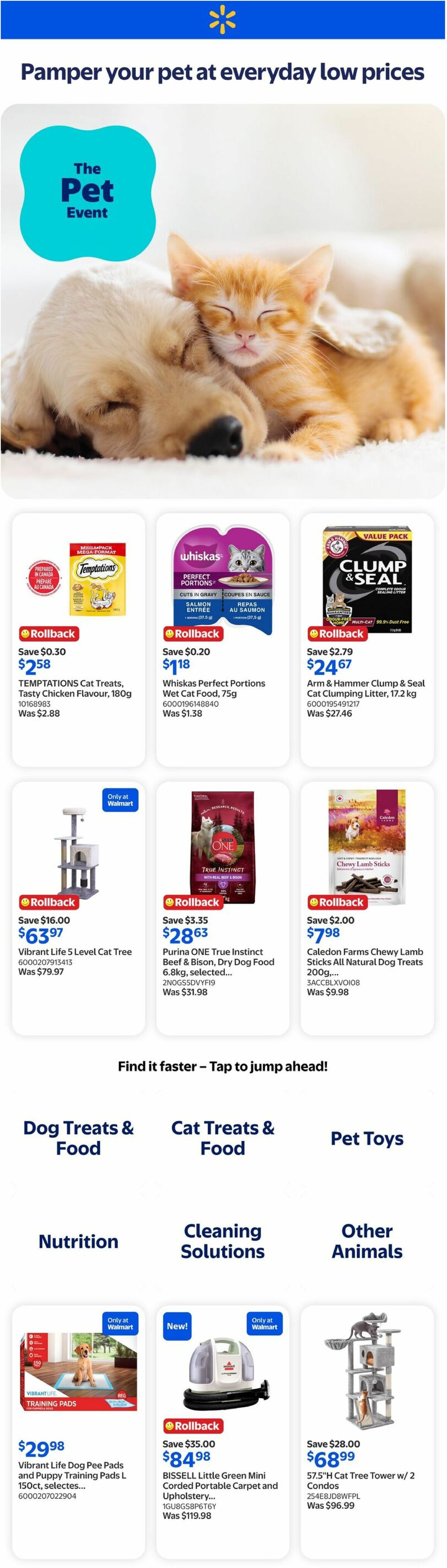 Walmart The Pet Event Flyer from August 27
