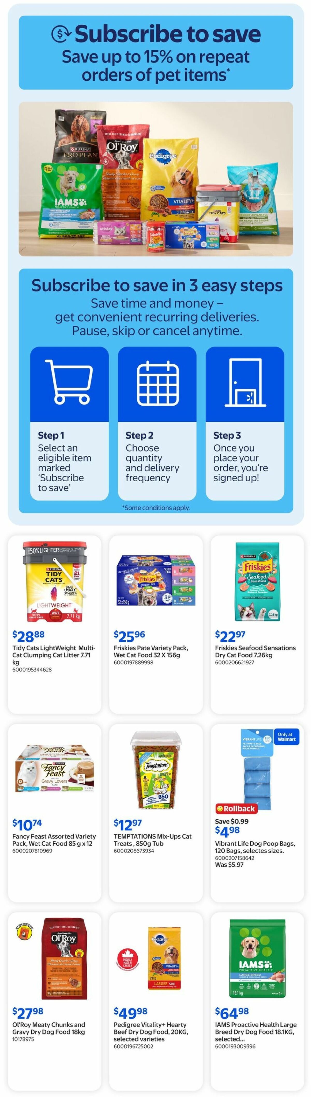 Walmart The Pet Event Flyer from August 27