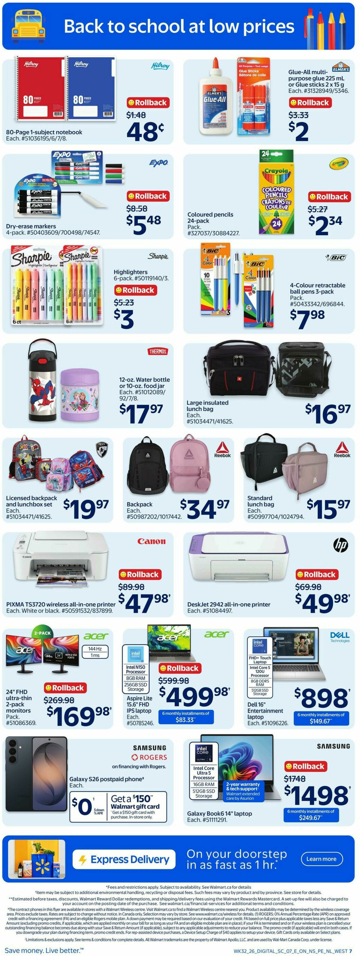 Walmart Flyer from September 3