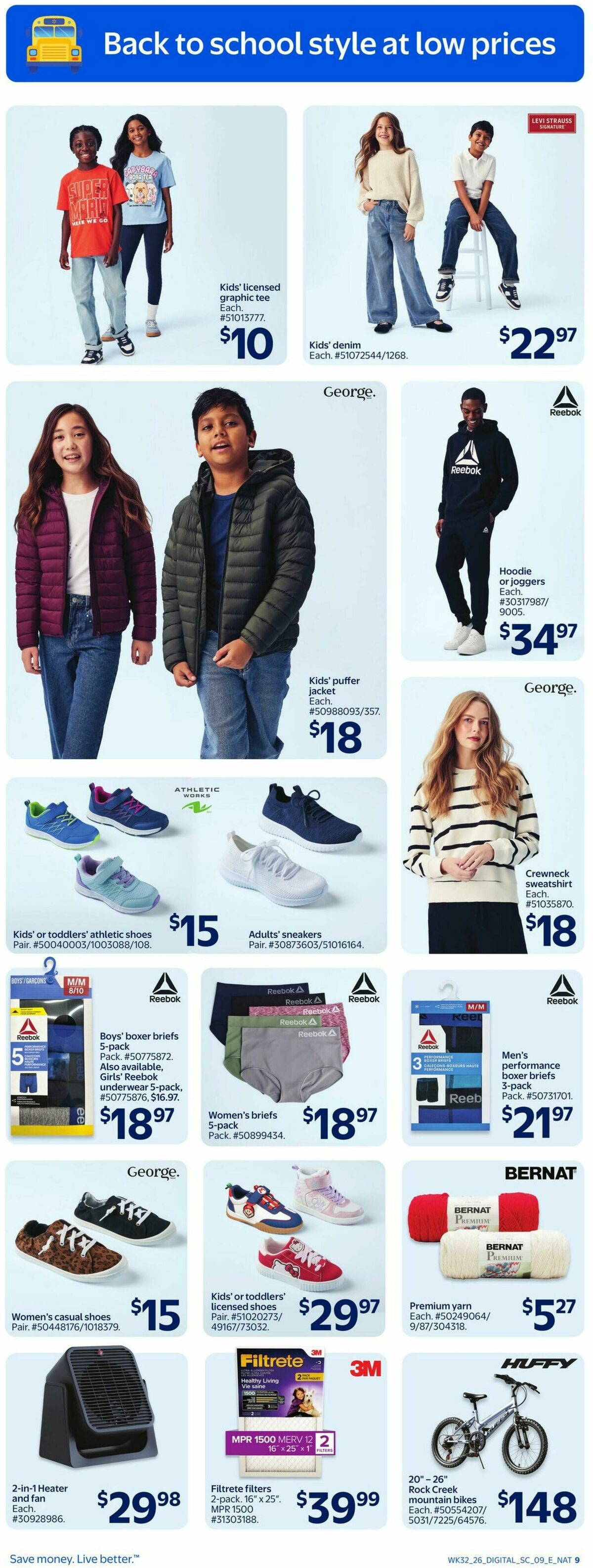 Walmart Flyer from September 3