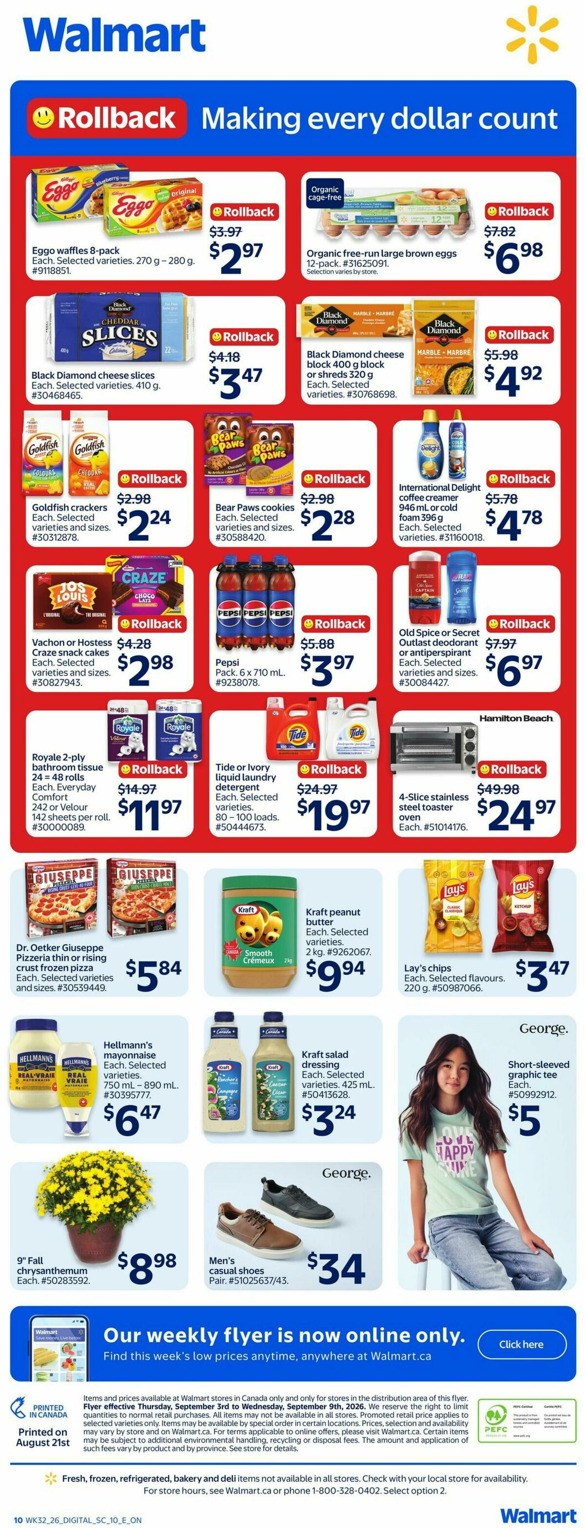 Walmart Flyer from September 3