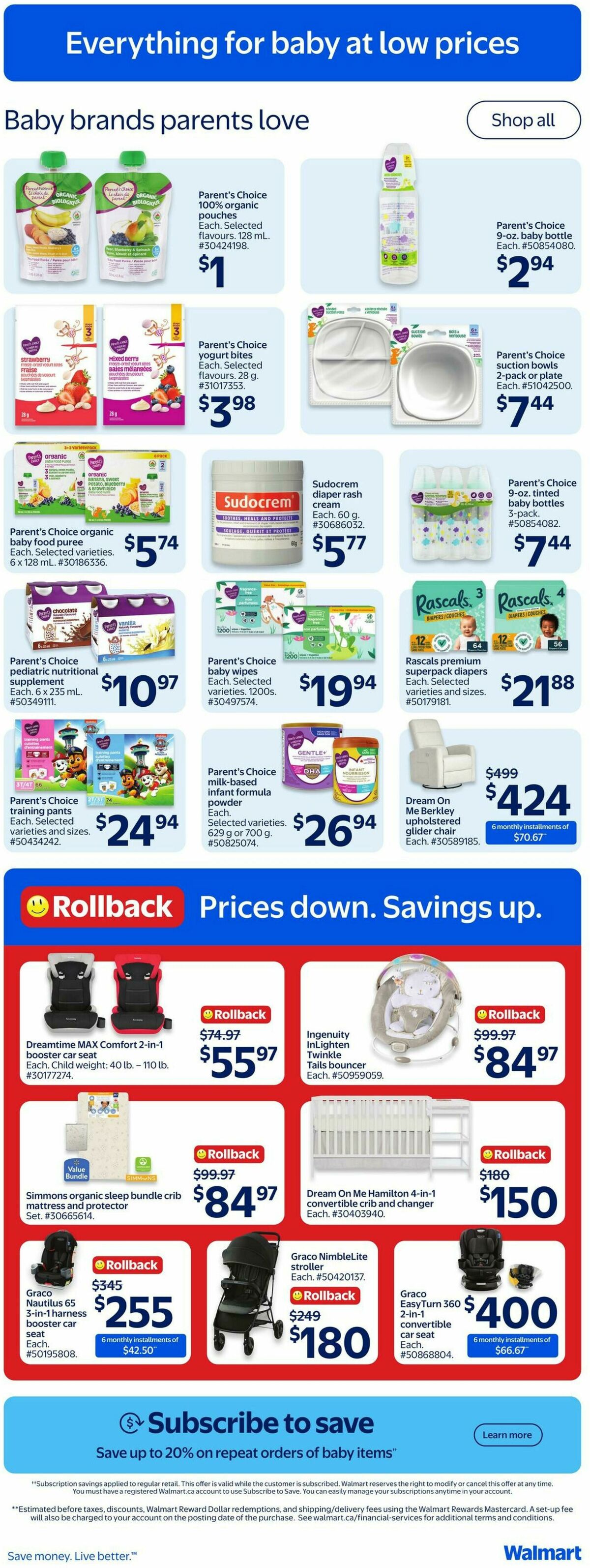 Walmart Flyer from September 3