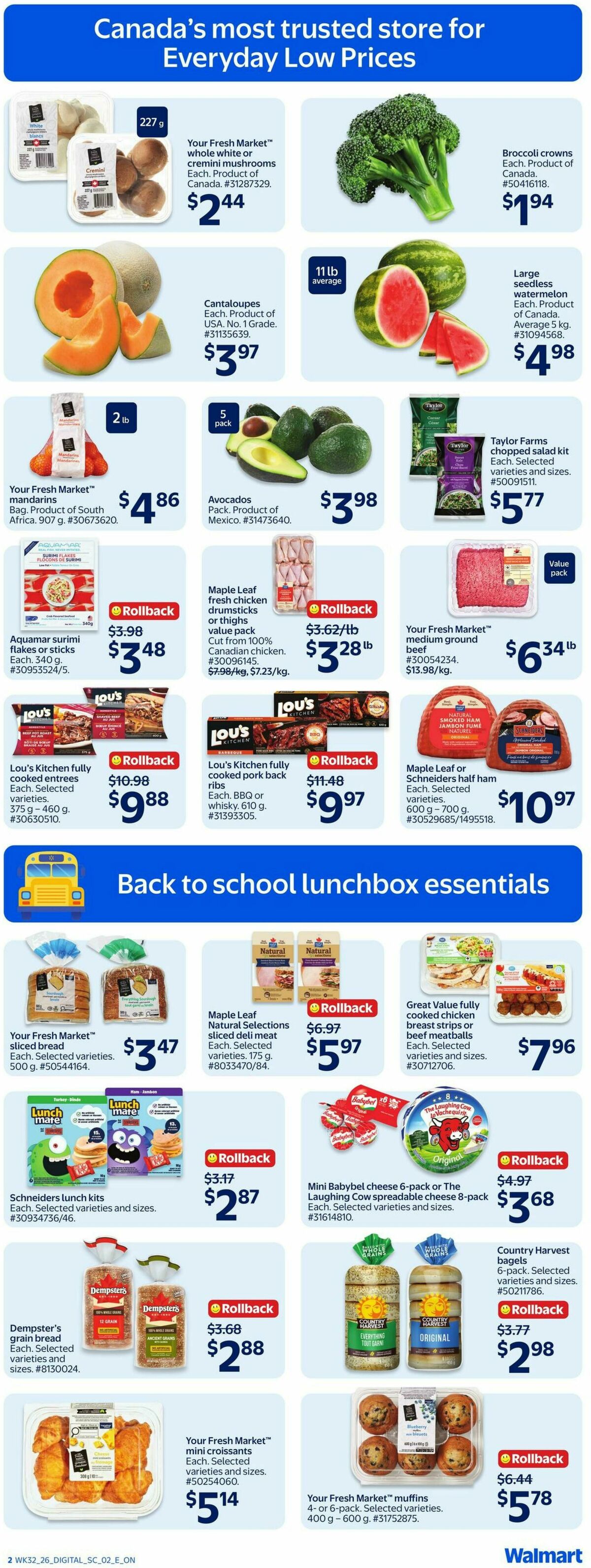 Walmart Flyer from September 3