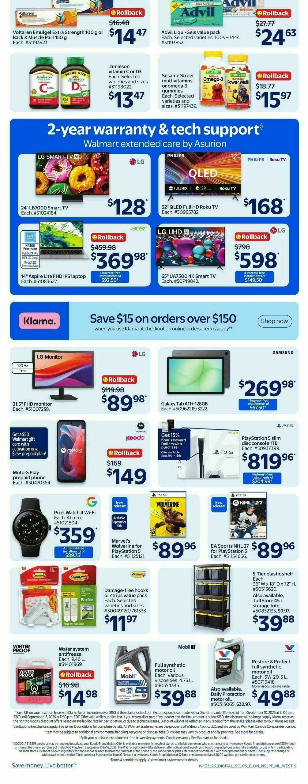 Walmart Flyer from September 10