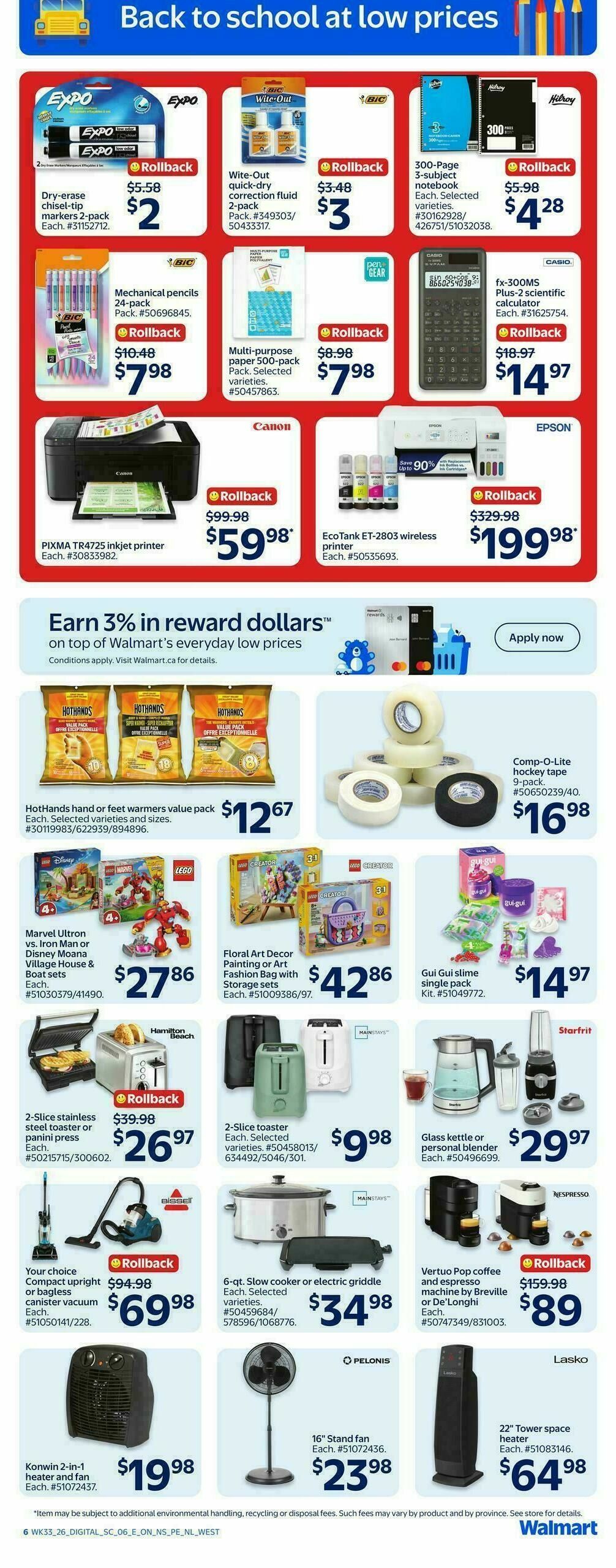 Walmart Flyer from September 10