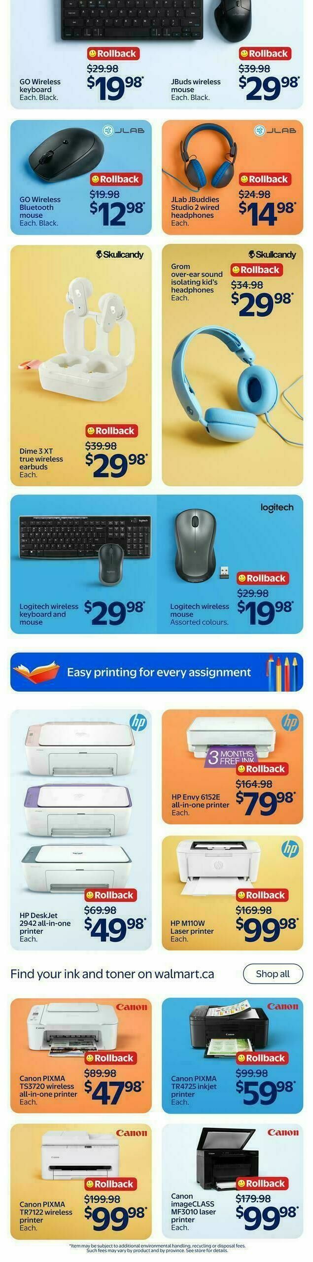 Walmart Flyer from September 10
