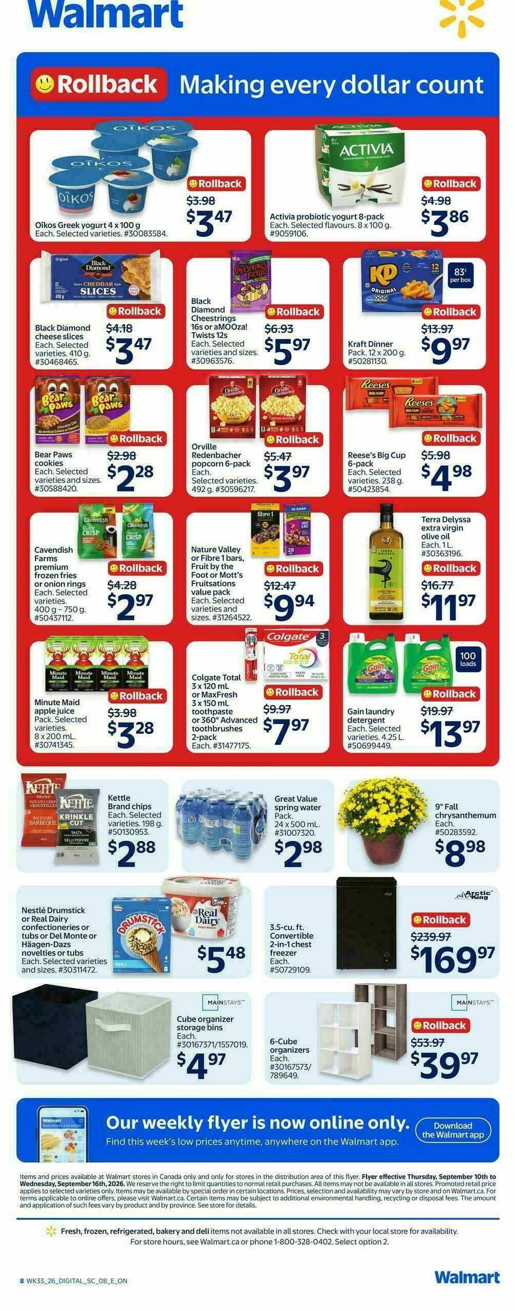 Walmart Flyer from September 10