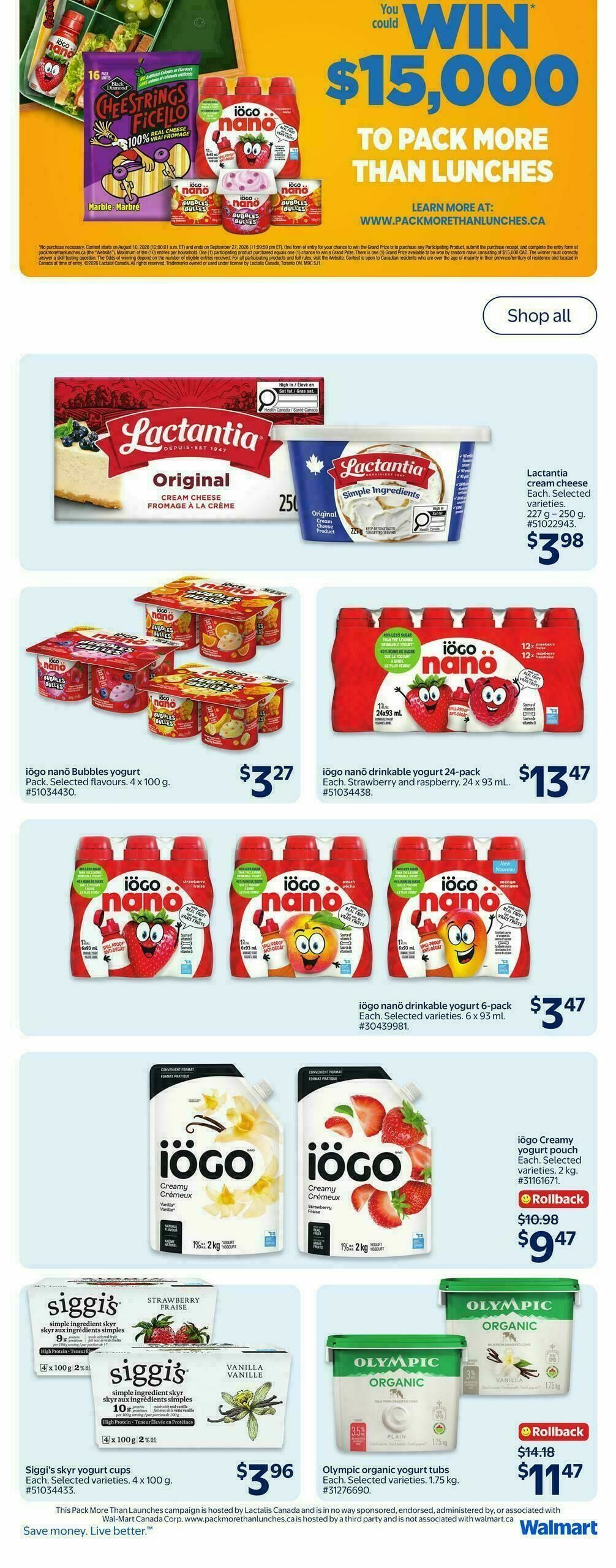 Walmart Flyer from September 10
