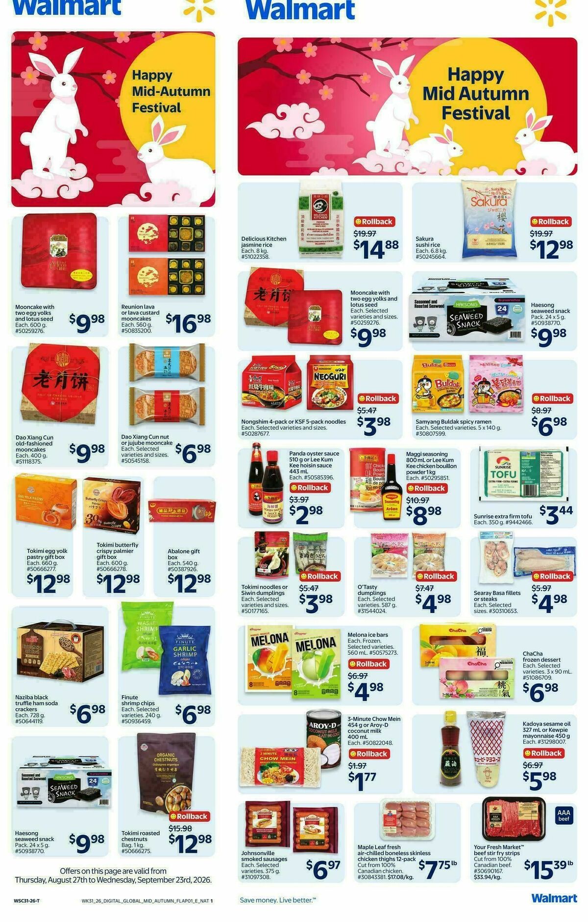 Walmart Flyer from September 10