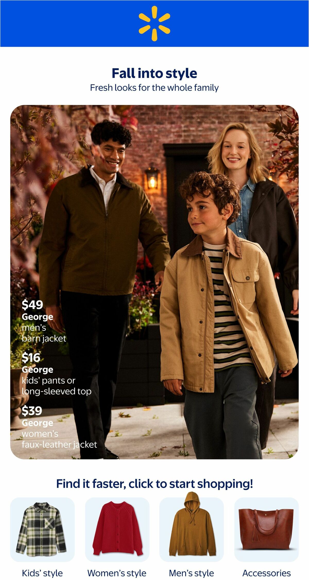 Walmart Fall into Style Flyer from September 10