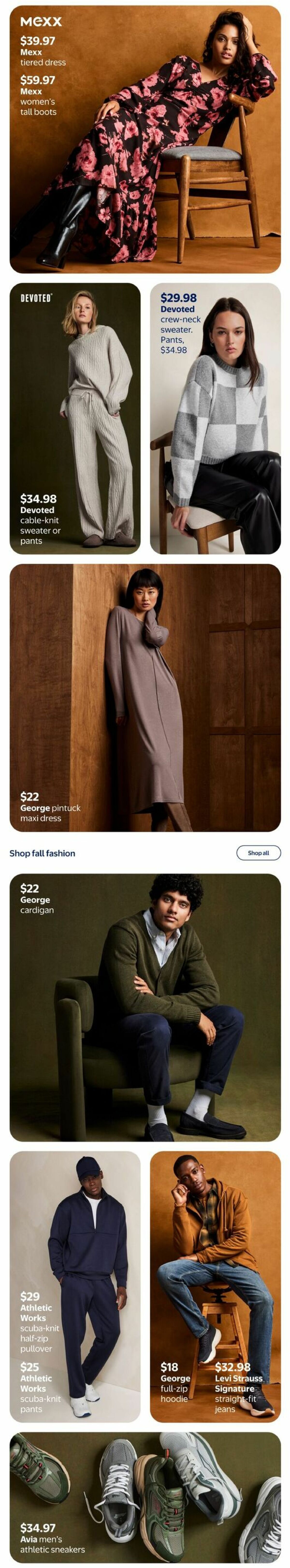 Walmart Fall into Style Flyer from September 10