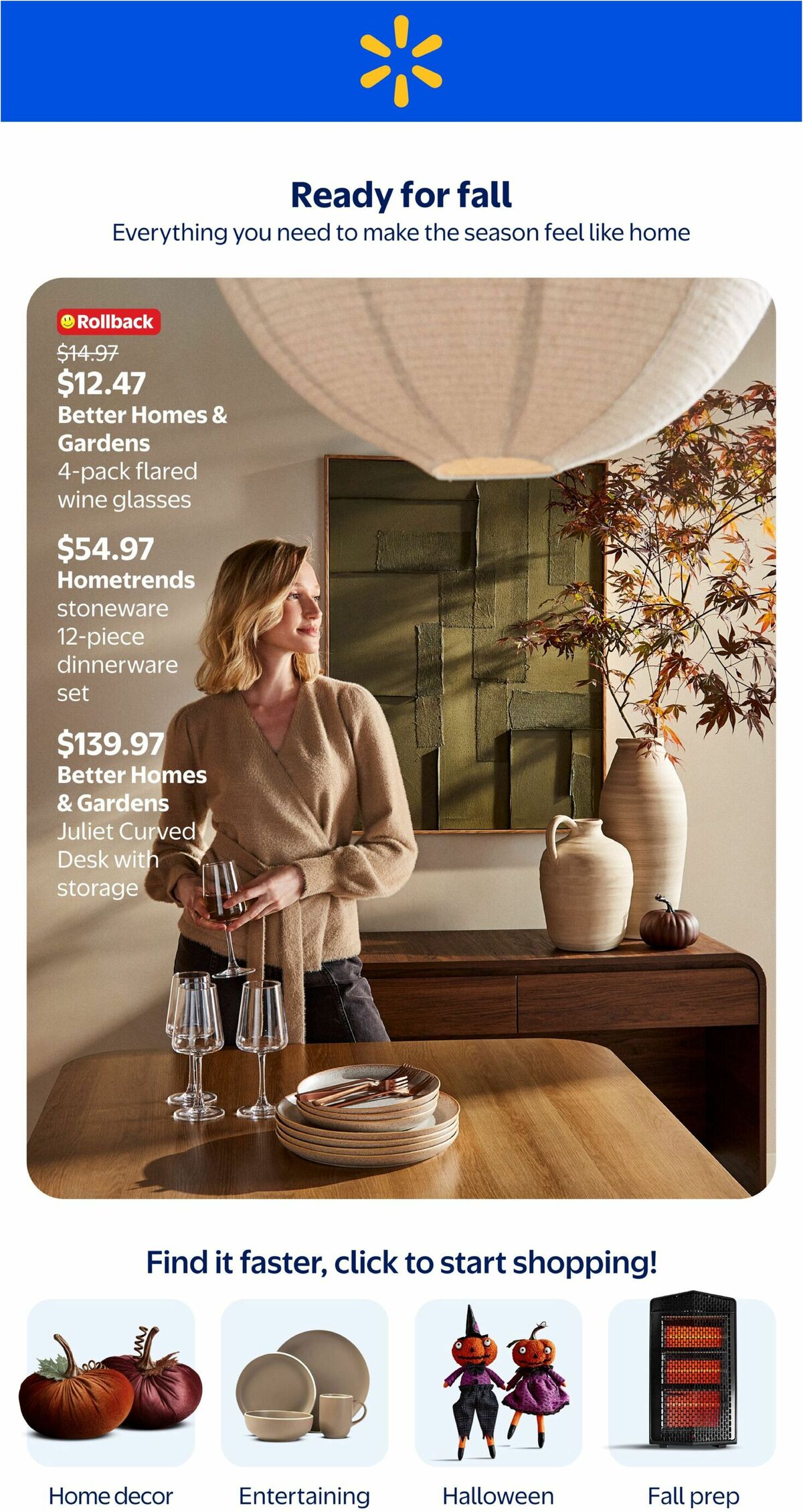 Walmart Ready for Fall Flyer from September 10