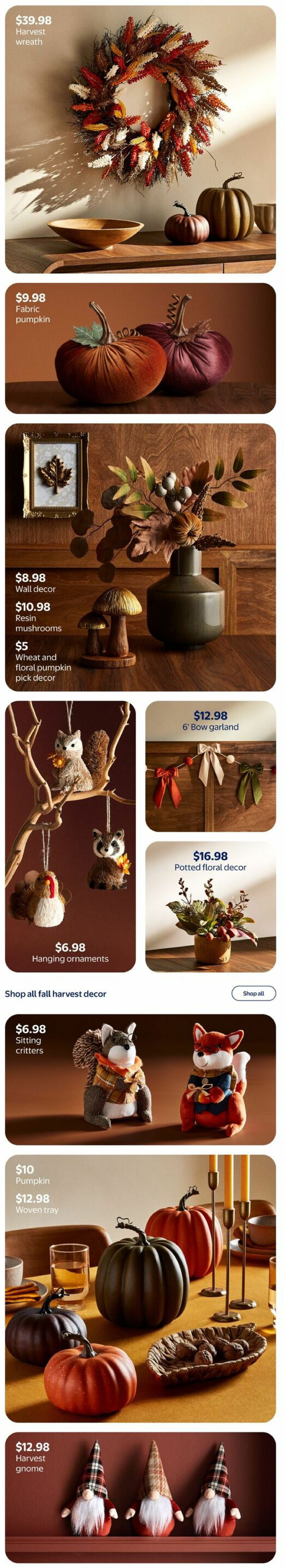Walmart Ready for Fall Flyer from September 10