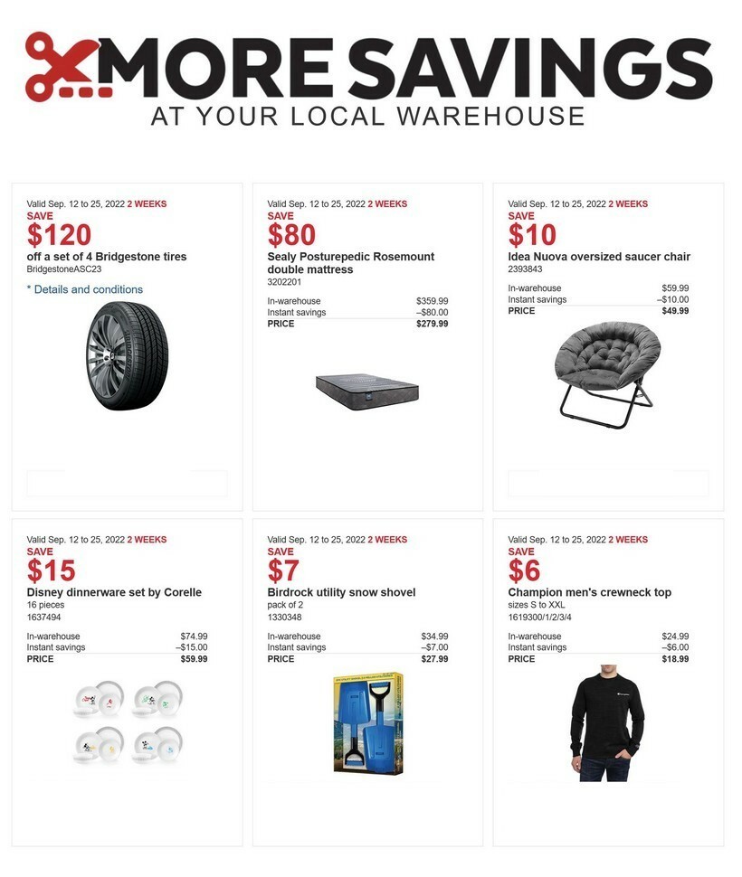 Costco Flyer from September 12