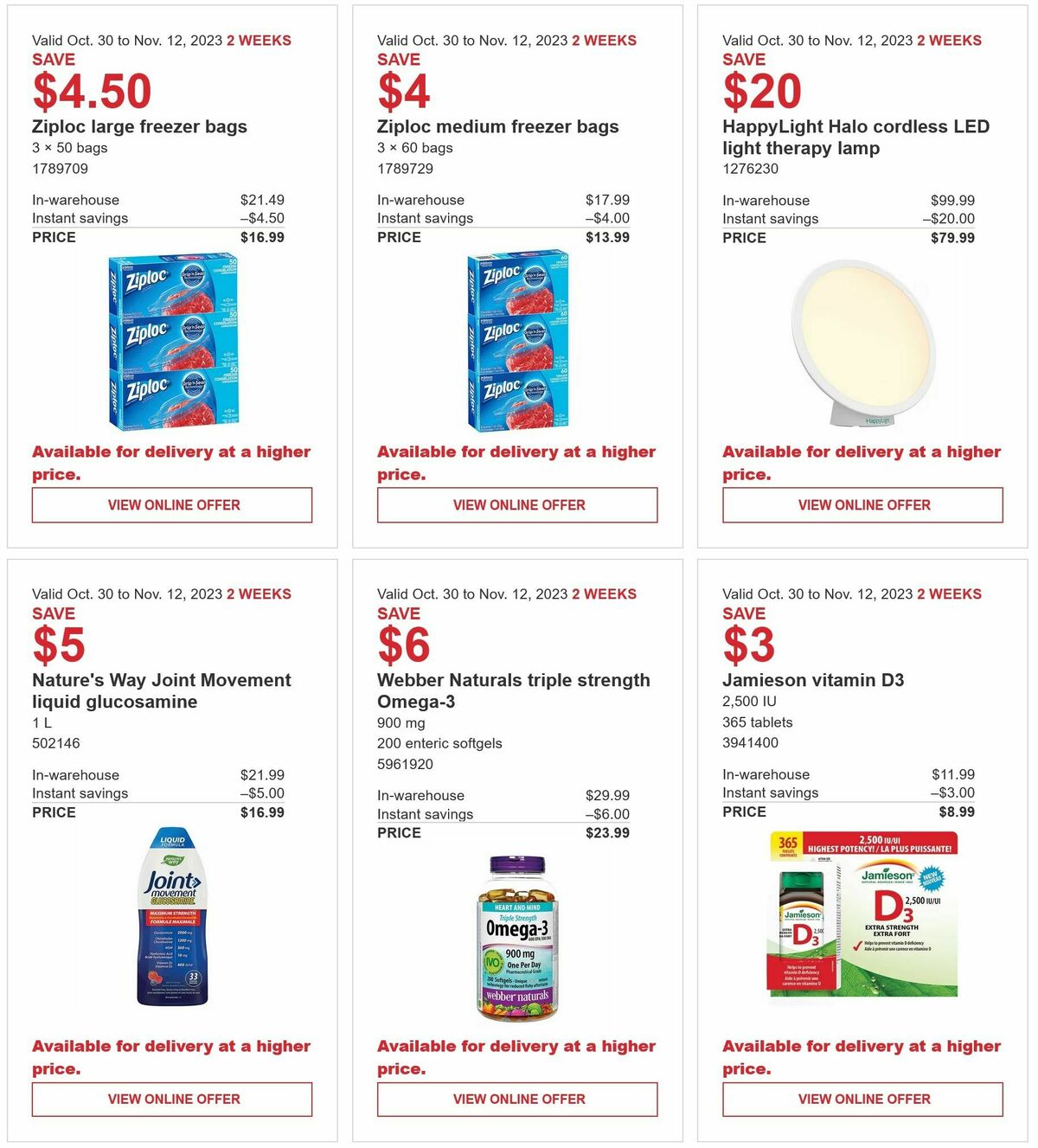 Costco Flyer from October 30 Page 5