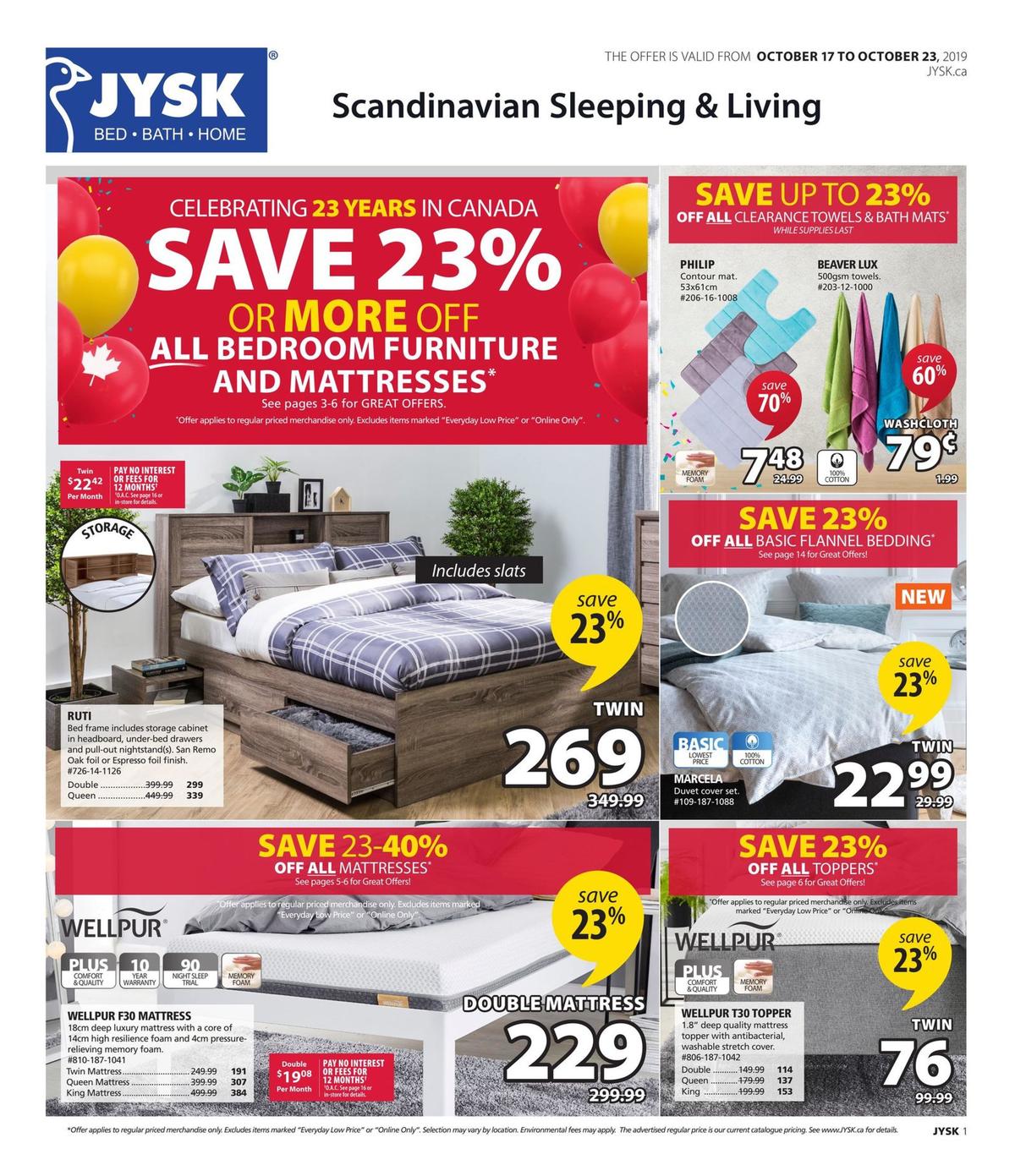 JYSK Flyer for October 17