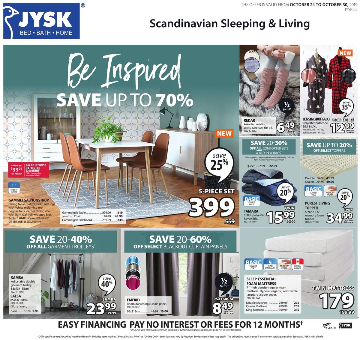JYSK Flyer from October 24