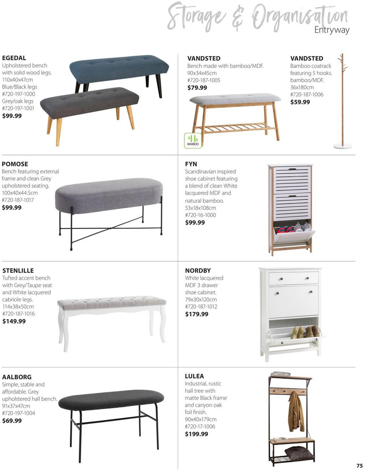 JYSK Furniture Catalogue Flyer for December 3 Page 75