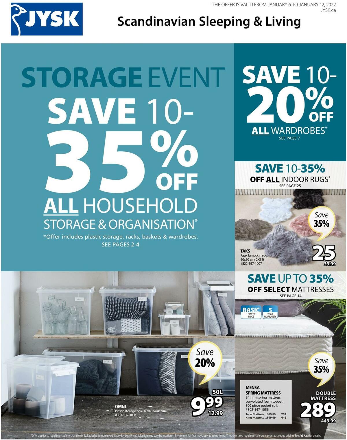 JYSK Flyer from January 6