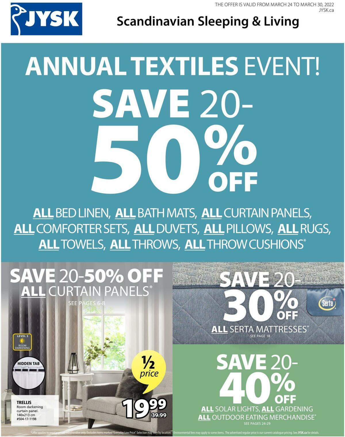 JYSK Flyer from March 24