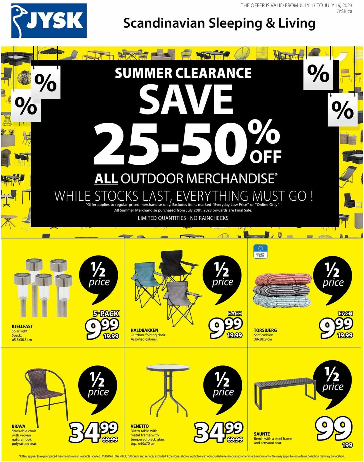 JYSK Flyer from July 13