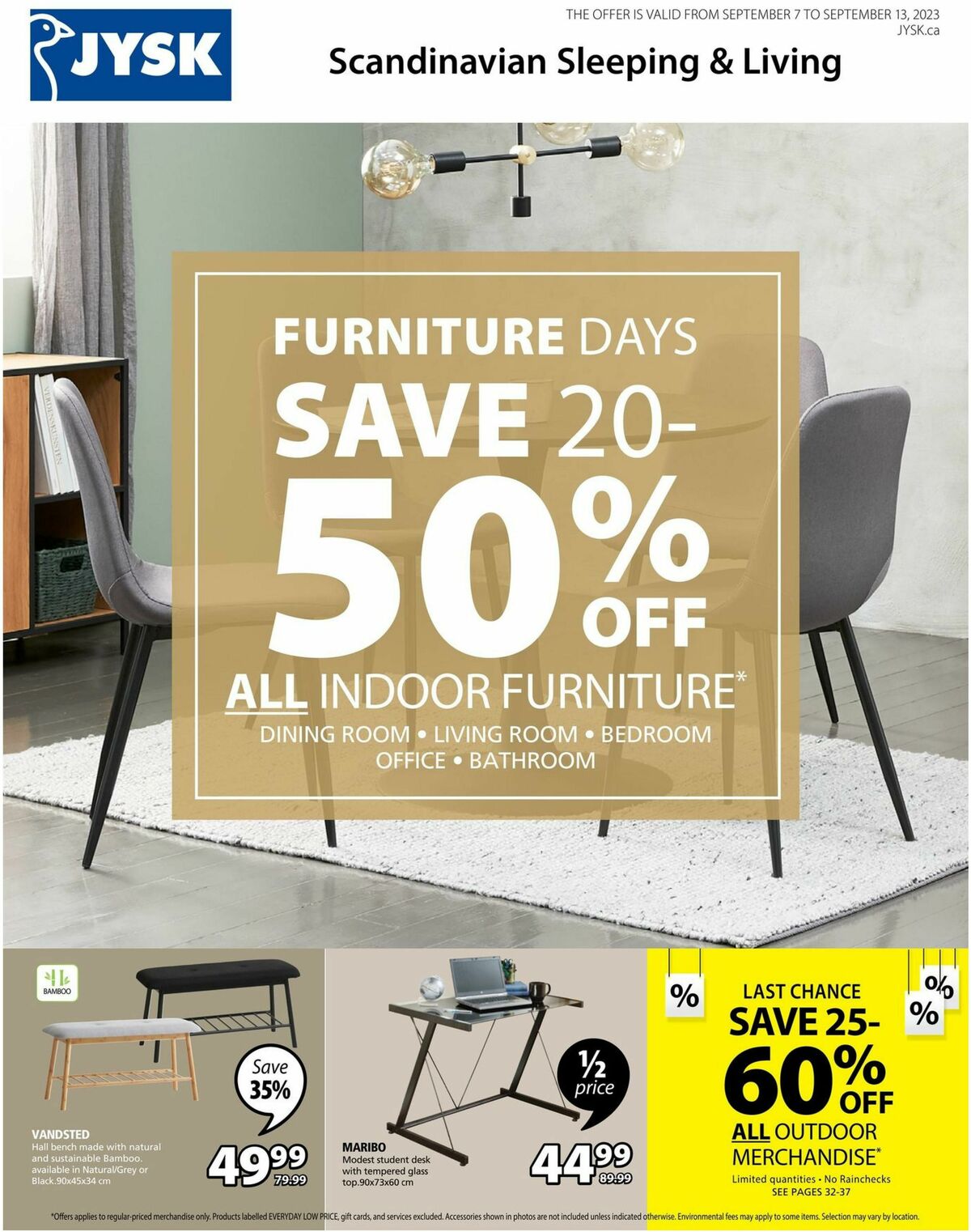 JYSK Flyer from September 7