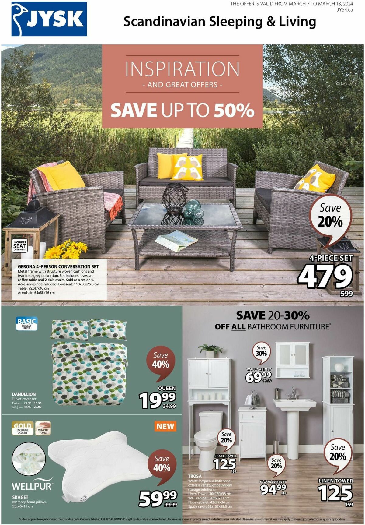 JYSK Flyer from March 7